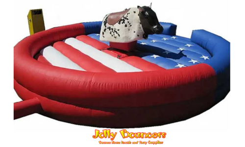 Mechanical Bull - American Flag Base