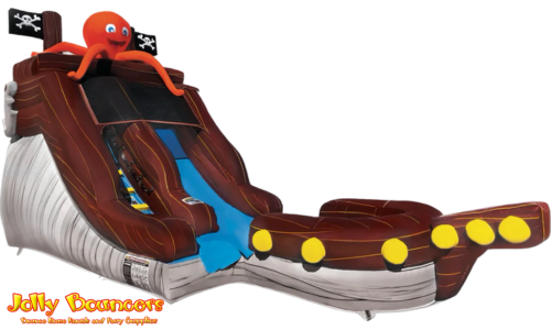 12FT Pirate Ship Slide - (WET OR DRY) $50 EXTRA FOR WET #E294