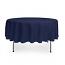 Round Tablecloth - Navy Blue