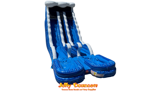 24 FT Dual Lane Wave Slide (WET/DRY) #BD110 24 FT Dual Lane Wave Slide (WET/DRY) #BD110