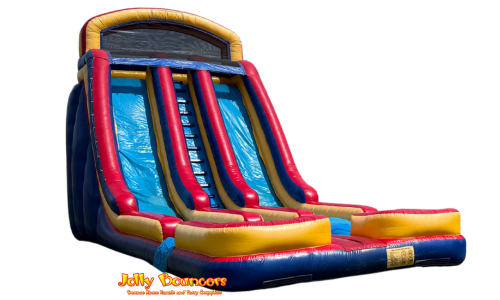 24 FT Double Lane Slide (WET OR DRY) -$100 EXTRA FOR WET #B178 24 FT Double Lane Slide (WET OR DRY) -$100 EXTRA FOR WET #B178