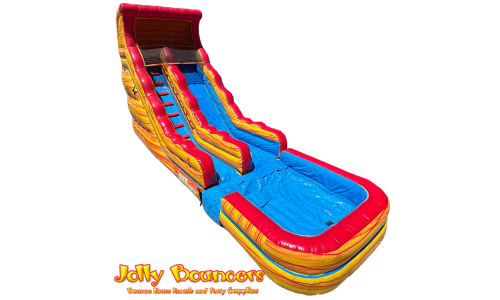 18 FT Volcano Slide - (WET OR DRY) -$50 EXTRA FOR WET #TB1738 18 FT Volcano Slide - (WET OR DRY) -$50 EXTRA FOR WET #TB1738