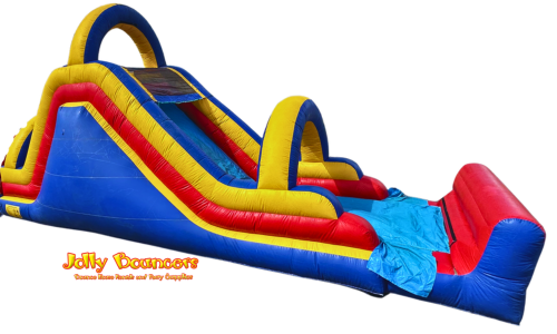 20 FT Jumbo Slide (WET OR DRY) $50 EXTRA FOR WET #B103 20 FT Jumbo Slide (WET OR DRY) $50 EXTRA FOR WET #B103
