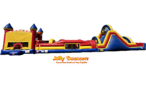 Combo 23: 13x13, 37ft Obstacle Course & 20ft Jumbo Slide