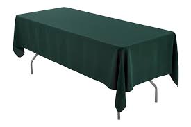 Rectangle Tablecloth - Hunter Green Rectangle Tablecloth - Hunter Green