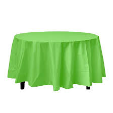 Round Tablecloth - Lime Green Round Tablecloth - Lime Green