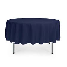 Round Tablecloth - Navy Blue Round Tablecloth - Navy Blue