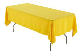 Rectangle Tablecloth - Yellow Rectangle Tablecloth - Yellow